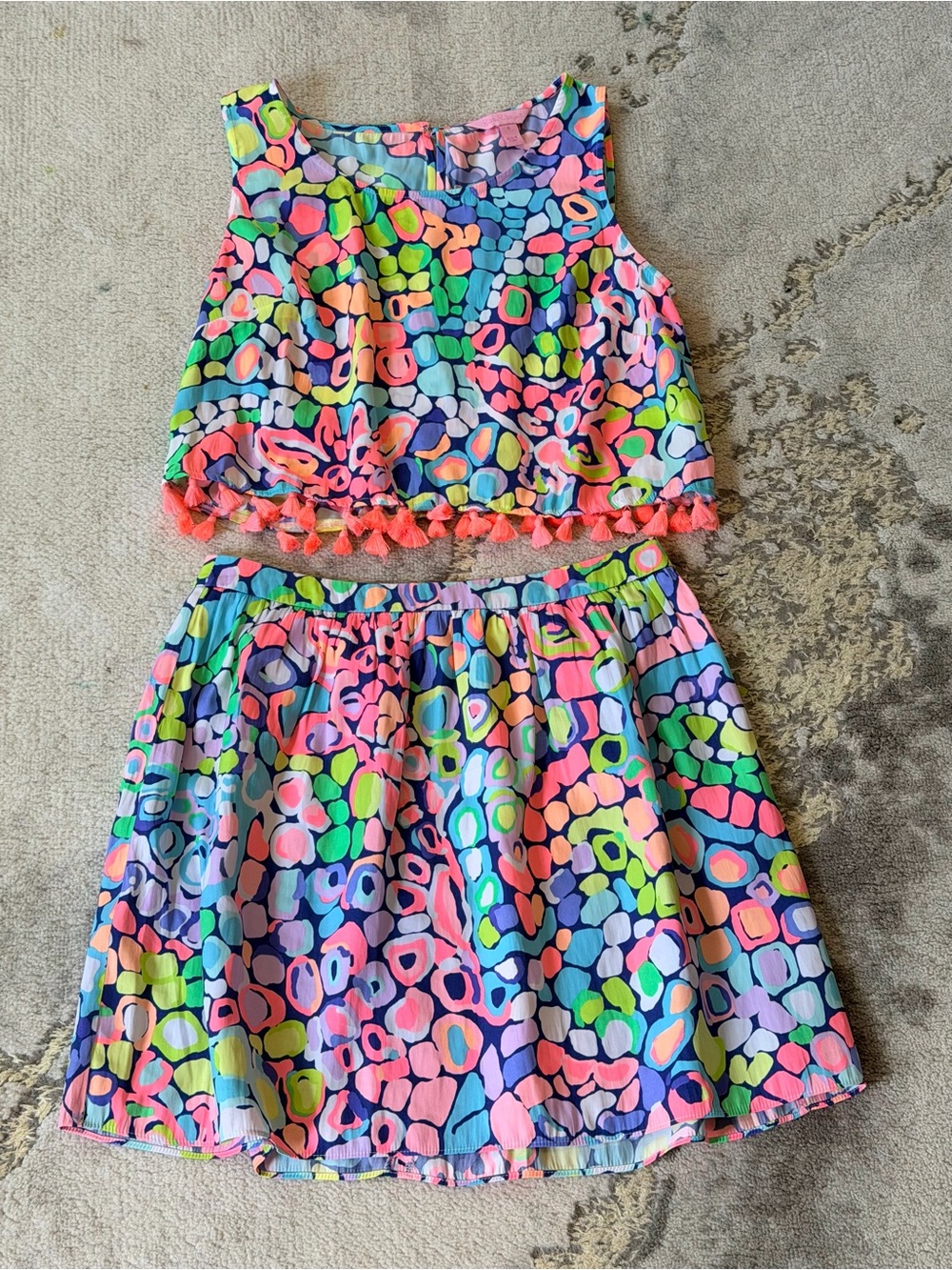 EUC Lilly Pulitzer Brinley Set Sz 0